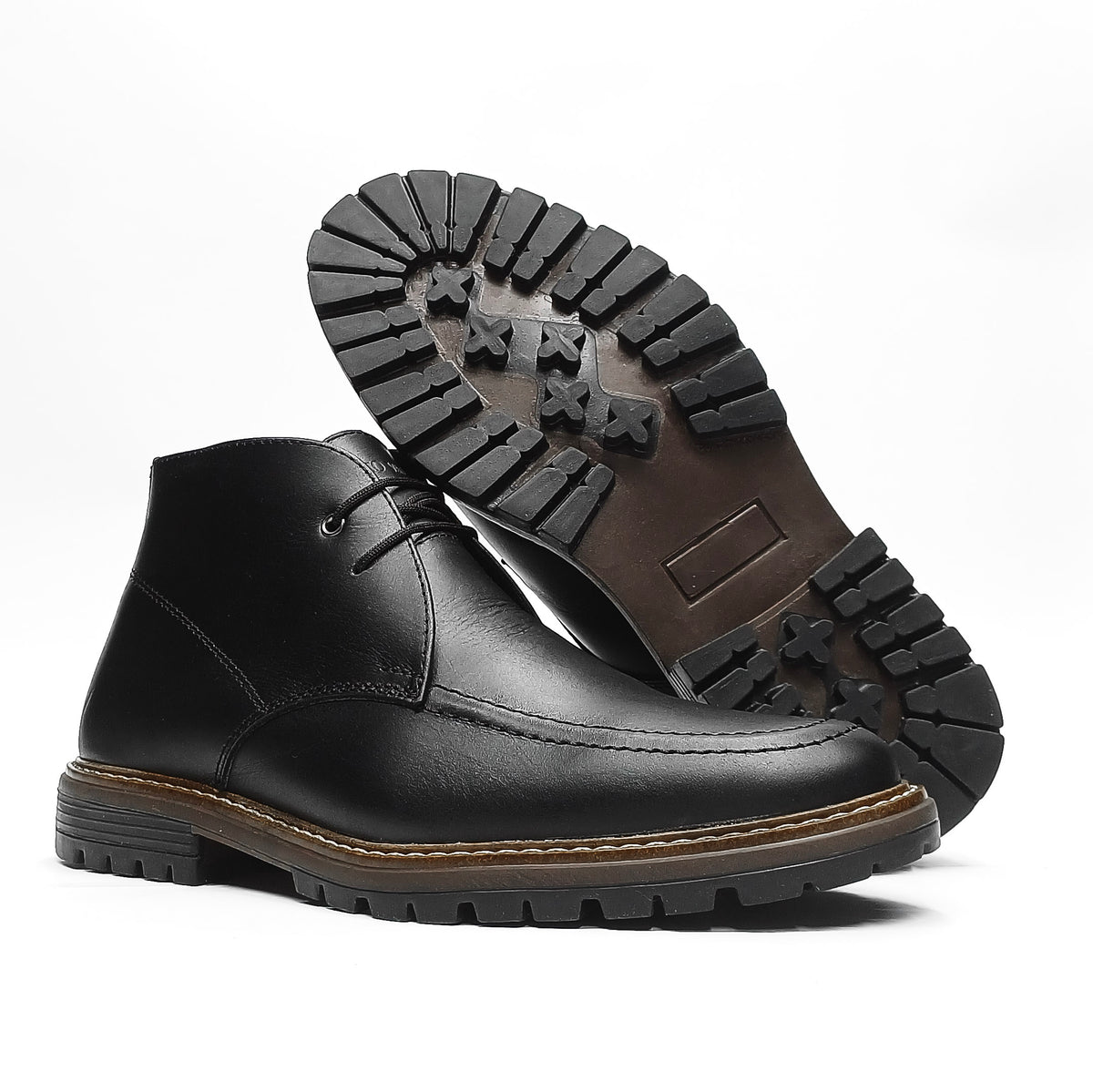 Botas Verona En Cuero Negro