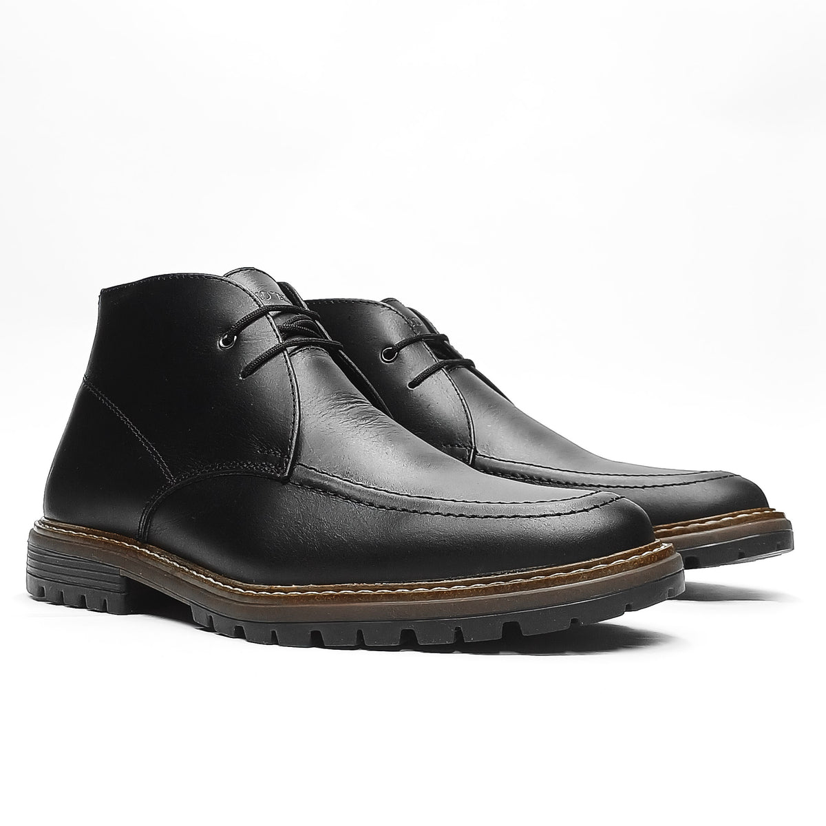 Botas Verona En Cuero Negro