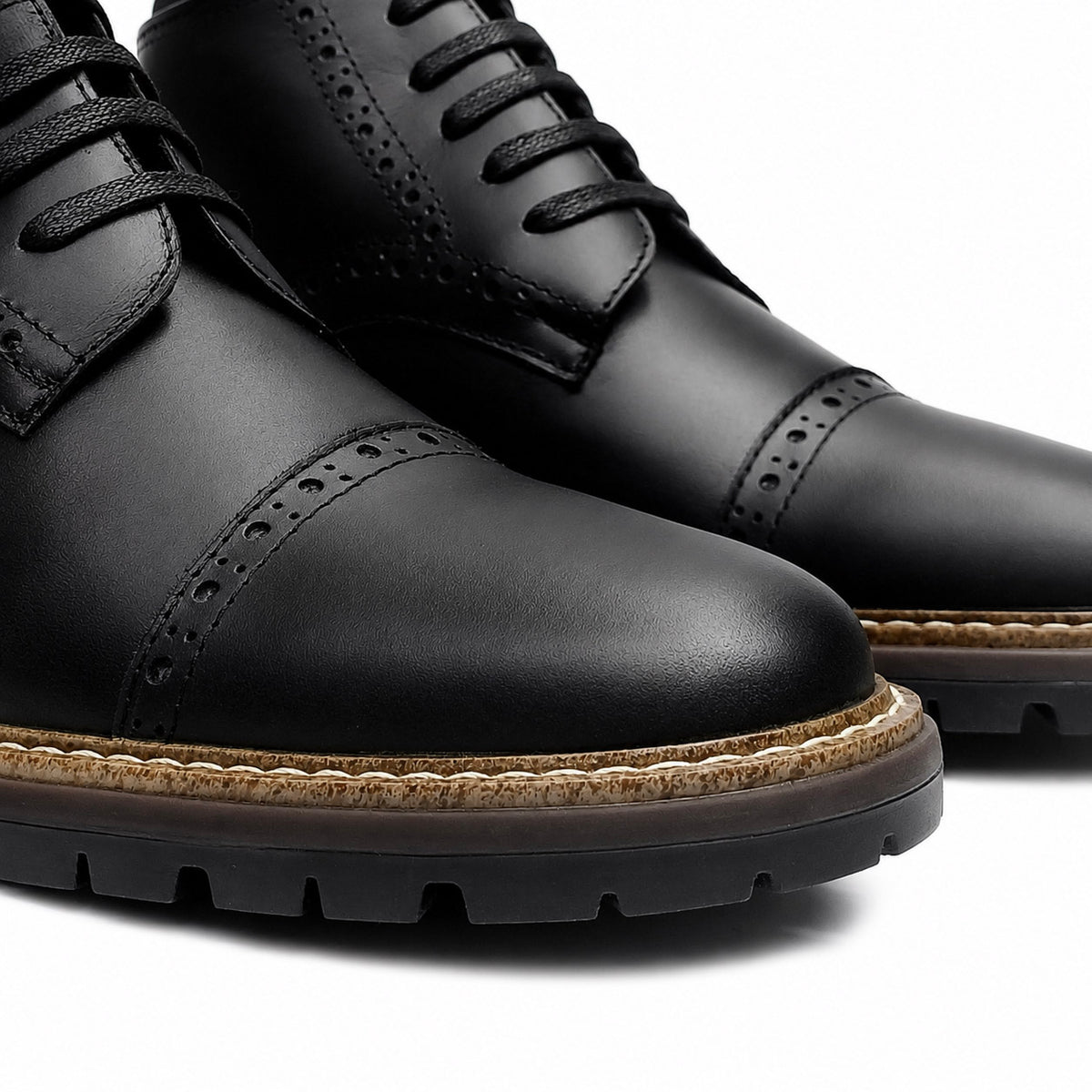 Botas Torino En Cuero Negro