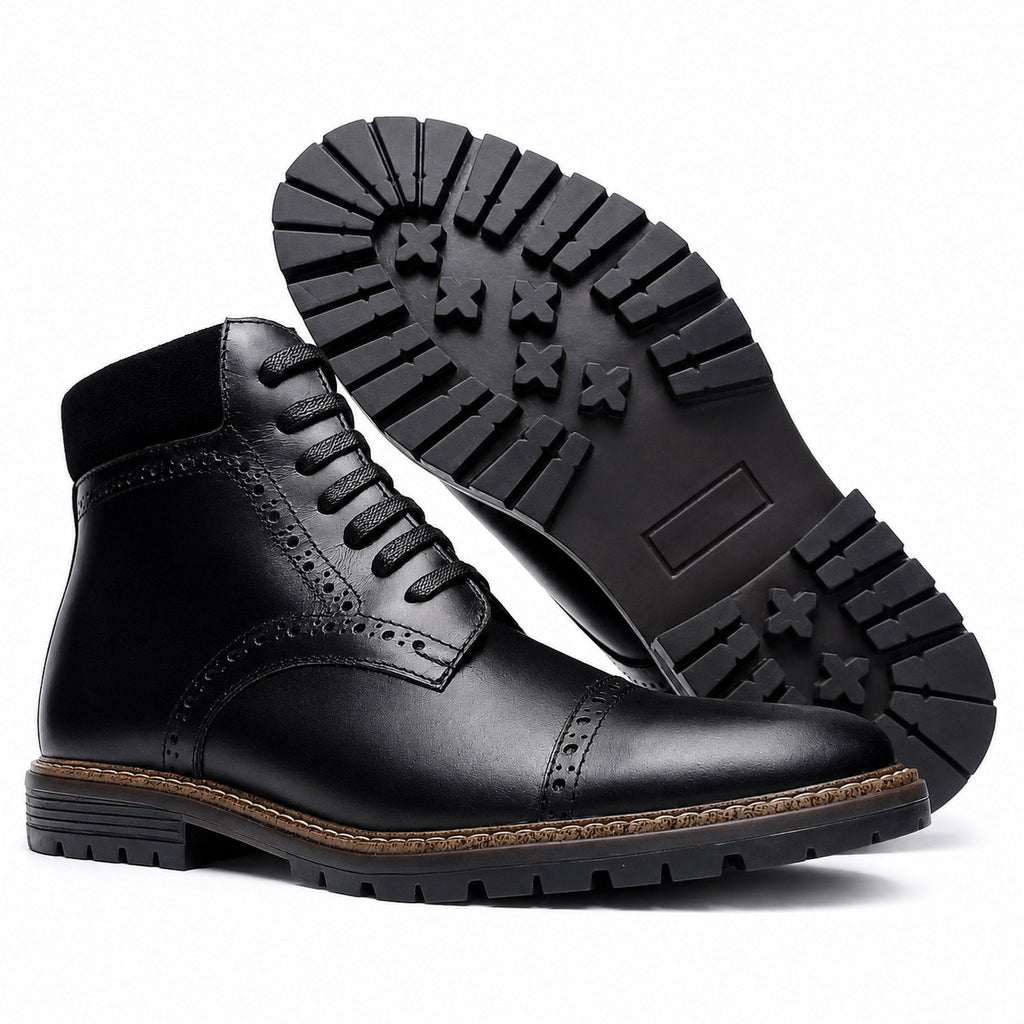 Botas Torino En Cuero Negro