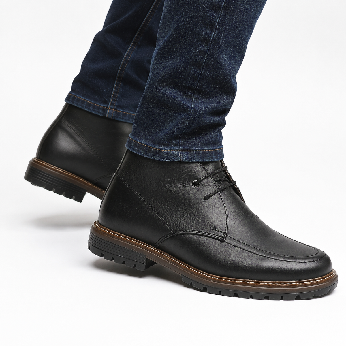Botas Verona En Cuero Negro