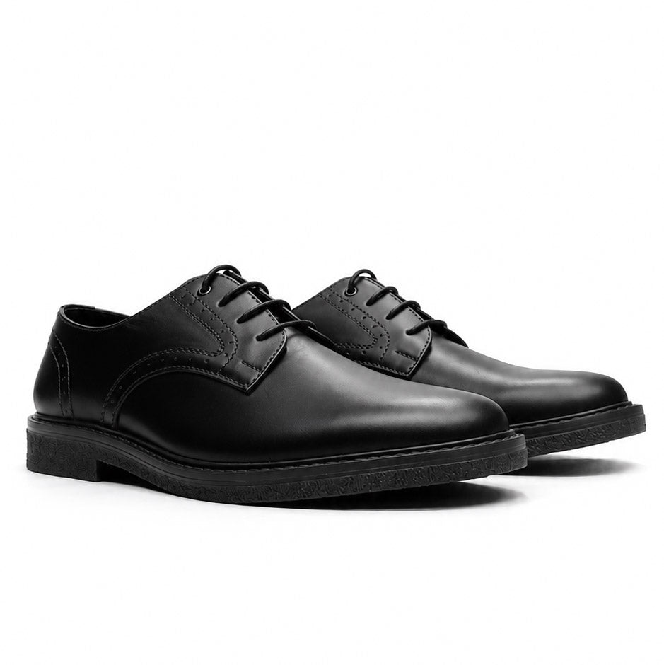 Zapatos  Milano En Cuero Negro