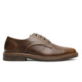 Zapatos Milano En Cuero  Marron