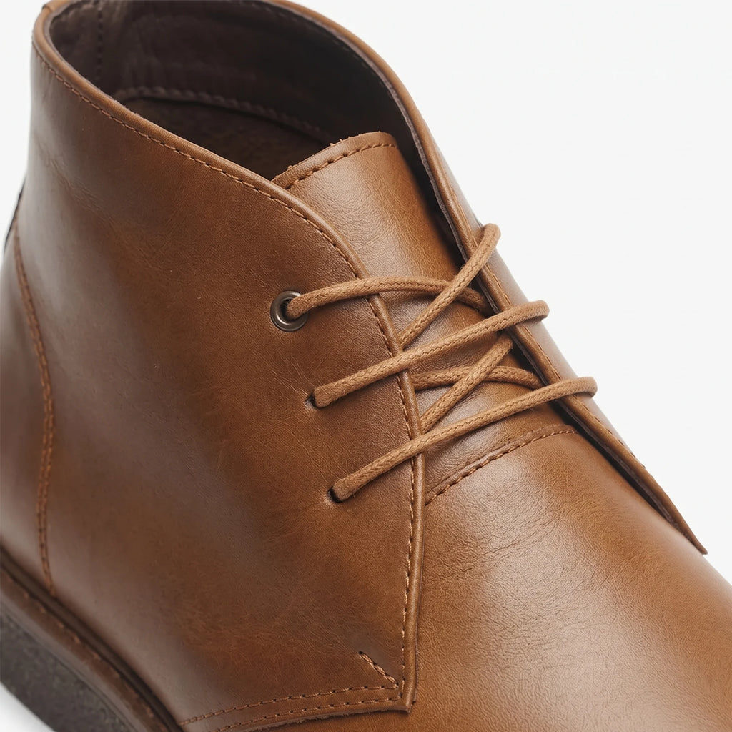 Botas Chukka Classic Cuero Coñac