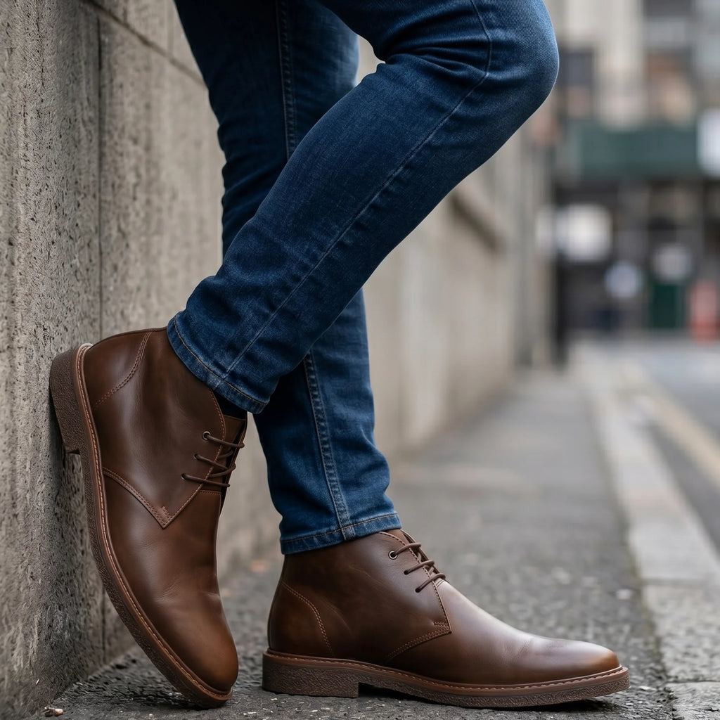 Botas Chukka Classic Cuero Marrón