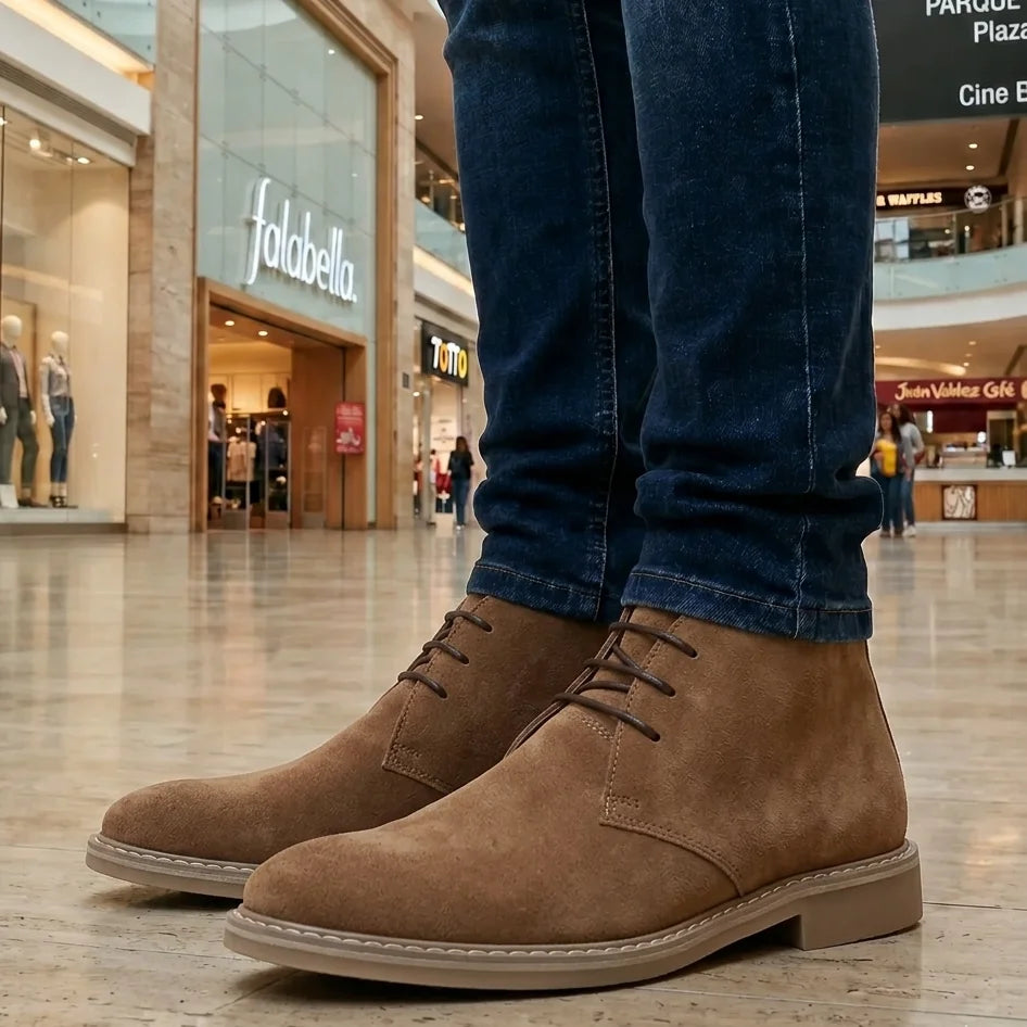 Botas Chukka Classic Gamuza Canela
