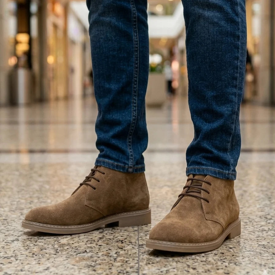 Botas Chukka Classic Gamuza Canela