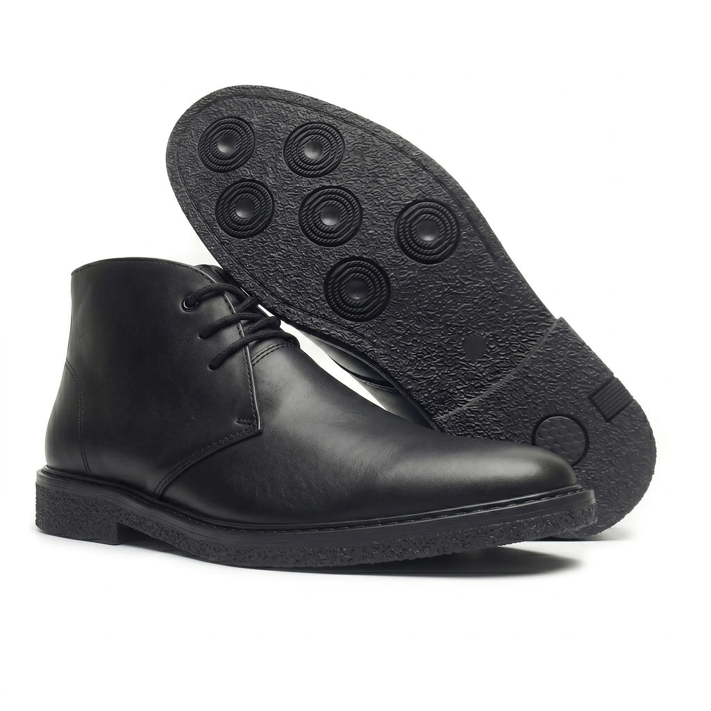 Botas Chukka Classic Cuero Negro