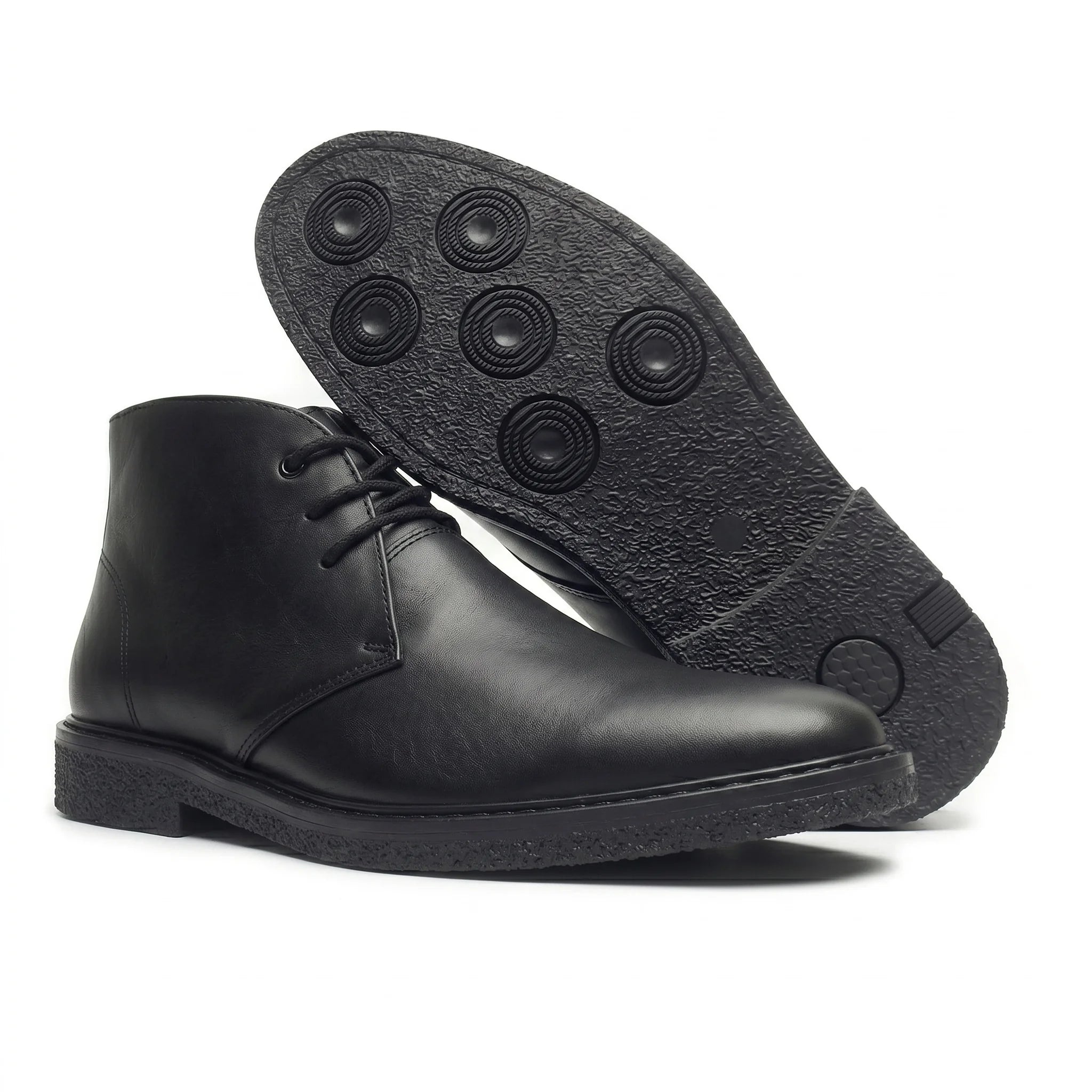 Botas Chukka Classic Cuero Negro