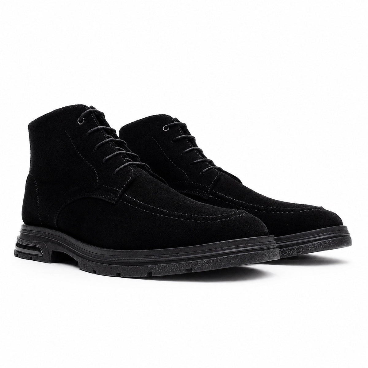 Botas Urban Lucca En Gamuza Negra