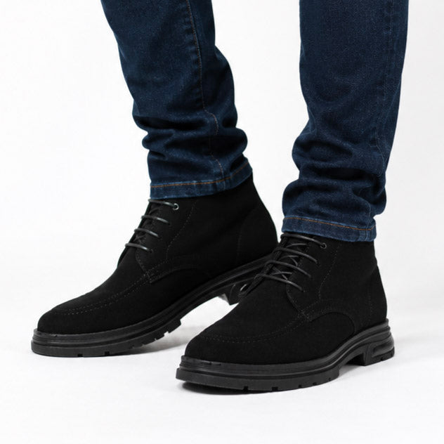 Botas Urban Lucca En Gamuza Negra