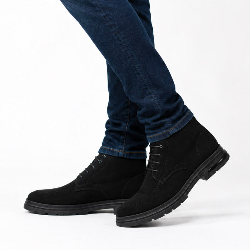 Botas Urban Lucca En Gamuza Negra