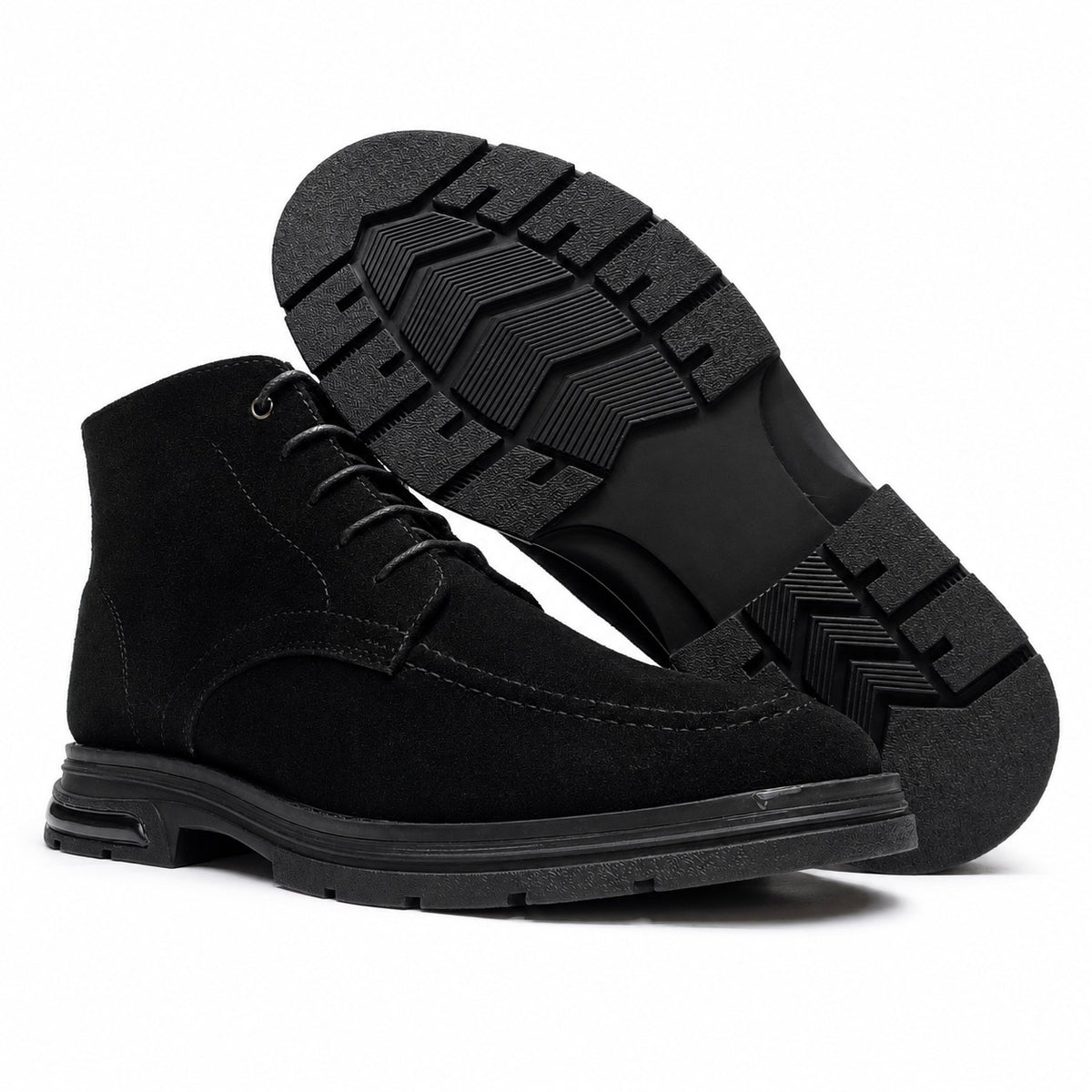 Botas Urban Lucca En Gamuza Negra