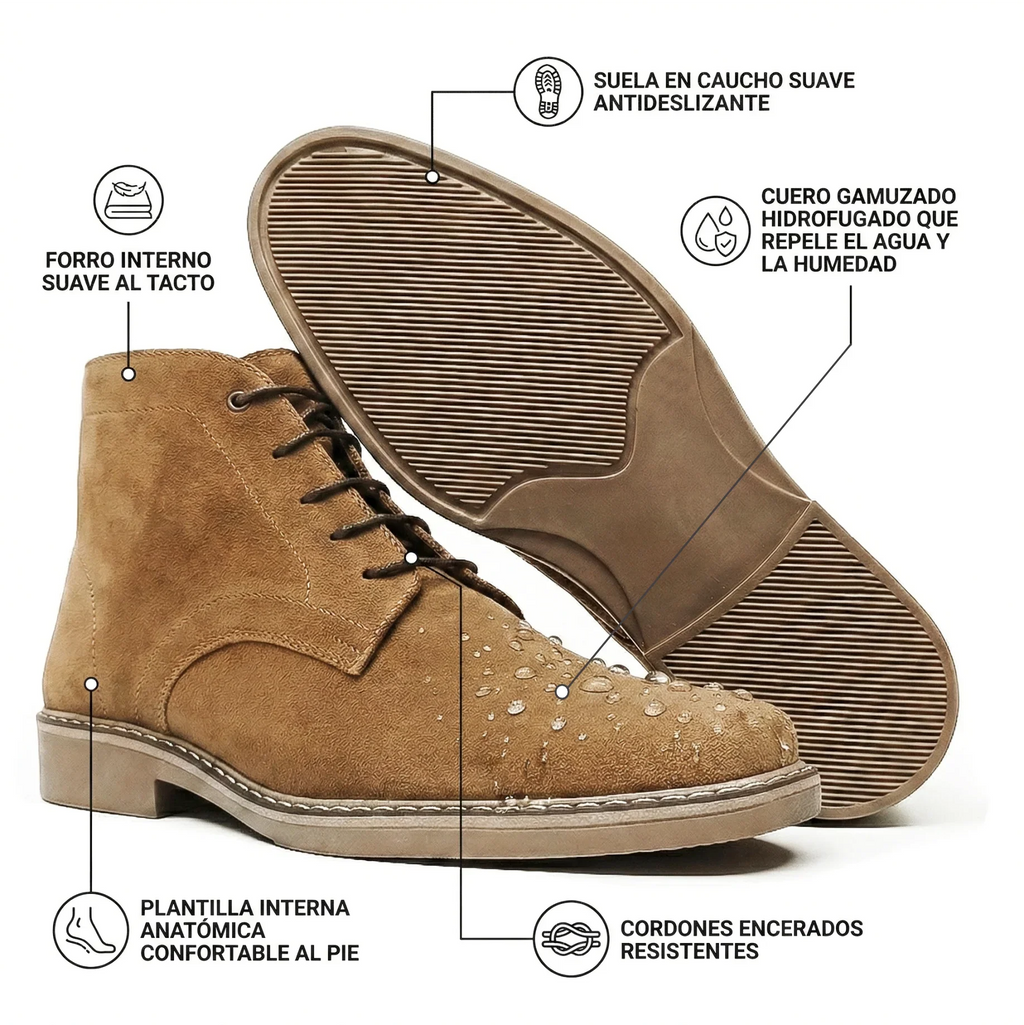 BOTAS URBANAS DE GAMUZA PREMIUM